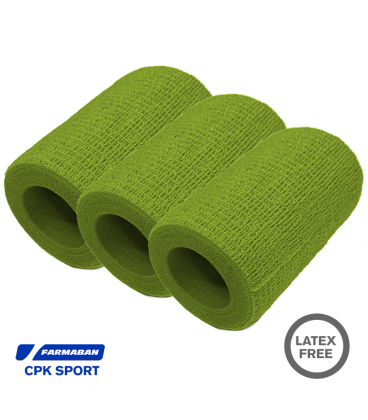 Venda cohesiva Farmaban - Color Verde (x3)
