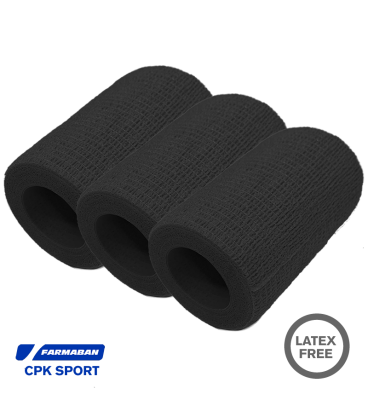 Venda cohesiva Farmaban - Color Negro (x3)