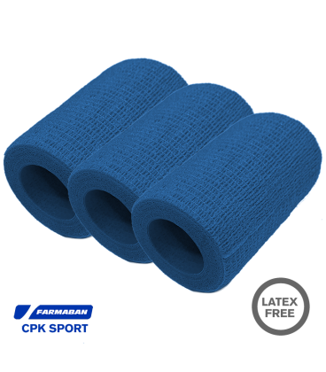 Venda cohesiva Farmaban - Color Azul (x3)