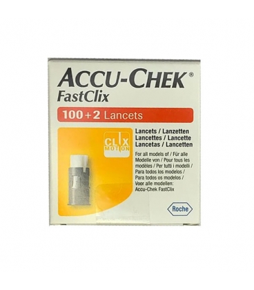 Accu-Chek Fastclix (100+2 lancetas)