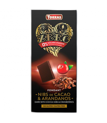 Chocolate Torras Zero Fondant & Arandanos