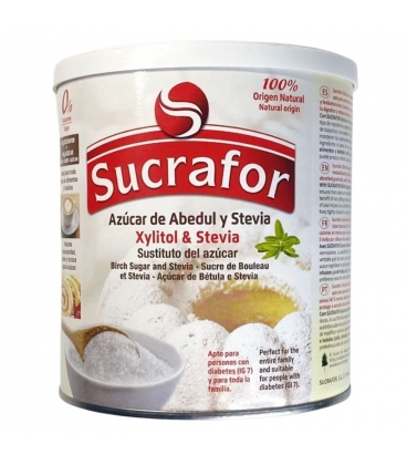 Sucrafor - Azúcar de abedul con stevia (500g)