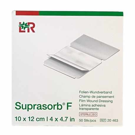 Suprasorb F Parches Transparentes (10 x 12 cm) 50 unidades