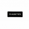 Identificador de diabetes para relógio preto