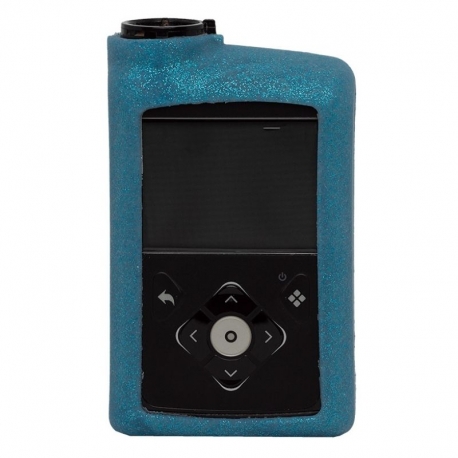 Pumpskynz - Funda Azul Glitter (Medtronic 640G/670G/780G)