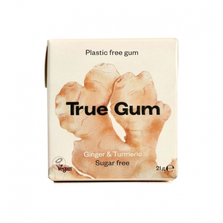 True Gum - Chicles de Jengibre y Cúrcuma sin plásticos