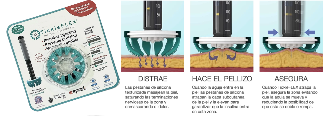 Tickleflex: Magia para evitar el dolor al pincharte